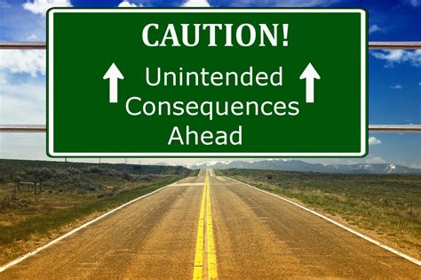 Unforeseen Consequences .